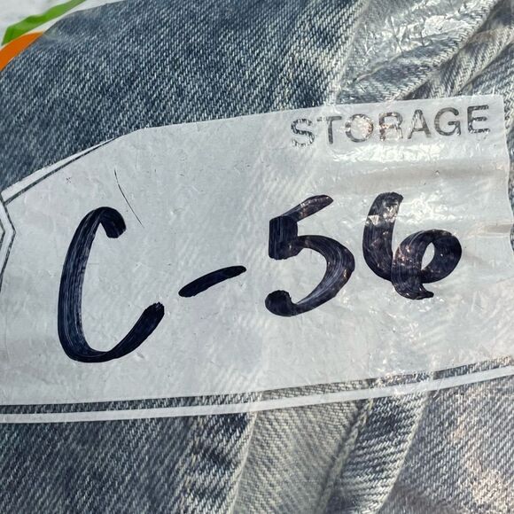 We the Free People Ziggy Overalls Women's Sz Large Powder Blue Denim Overalls - Picture 7 of 7